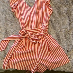 LOFT striped romper.